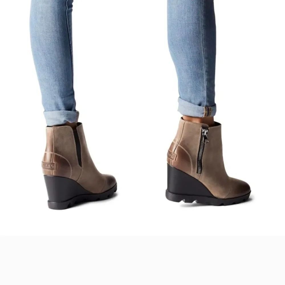 Sorel Joan Uptown Zip Booties Size 8